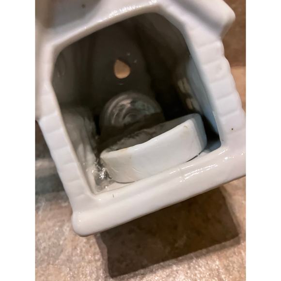 Church Collectible-Cottage Candle Holder w/ Box VINTAGE Tea Light, Christmas - Picture 4 of 10